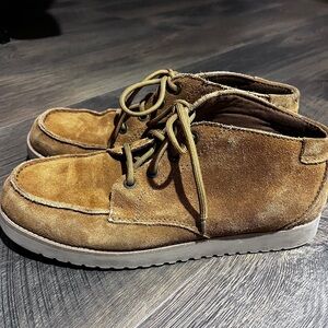 Brown Suede Ankle Boots